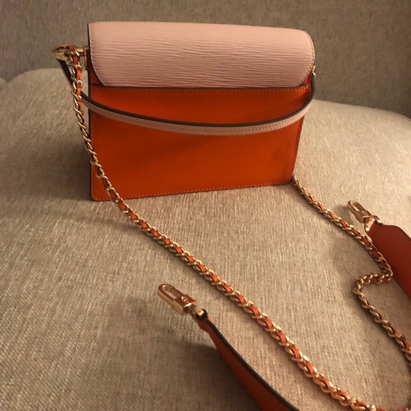 TORY BURCH Robinson Bag—Pink and Orange - Picture 3 of 11